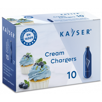 Капсули (балончики) для вершків «Kayser», 7,5 г N2O (10шт)