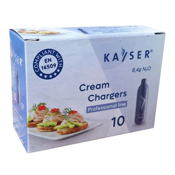 Капсули (балончики) для вершків «Kayser» Professional Line, 8,4 г N2O (10шт)