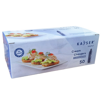 Капсули (балончики) для вершків «Kayser» Professional Line, 8,4 г N2O (50шт)